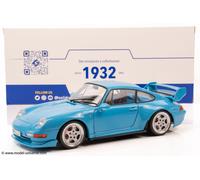 Solido - 1:18 Porsche 911 (993) Clubsport Riviera Blue 1997 - Diecast Model