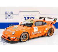 Solido - 1:18 Porsche 911 (993) RWB Jagermeister No.7 Orange 2020 - Diecast M...