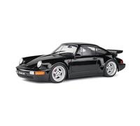 solido 1:18 Porsche 964 Turbo - Black Die Cast Car