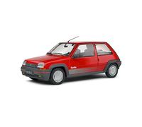 Solido Model Car Renault 5 GT Turbo MK1 1:18 Scale (1985) Red