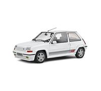 Solido Model Car Renault 5 GT Turbo Mk2 1:18 Metal/Plastic White 1989