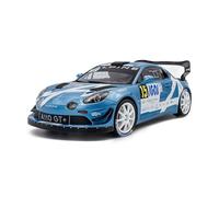 Solido 1:18 Scale Alpine A110 RGT+ Blue #15 R.ASTIER/D.Giraudet Rallye Du Mont Blanc 2024 Diecast Model Car S1801631