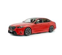 Solido BMW M5 (G90) 2025 - Business Sports Sedan, Black Details, Contrast Rims, Diecast Model, Fire Red 1:18