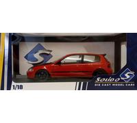 Solido 421180403 1:18 Honda Civic (EG) Red Diecast Car Model - New