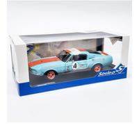 Solido 1:18 Scale Shelby Mustang Gt500 1967 Gulf Racing Tribute Diecast Model Ca
