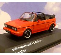 SOLIDO 1/43 1992 VW VOLKSWAGEN GOLF MK1 CABRIOLET SPORTLINE TORNADO RED S4315801