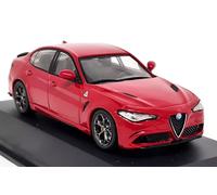 SOLIDO D/CST 1/43 2019 ALFA ROMEO GIULIA QUADRIFOGLIO 2.9L BI-TURBO IN SOLID RED