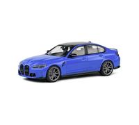 SOLIDO 1:43 Scale BMW G80 M3 Sedan Santorini Blue 2023 Model Car