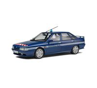 SOLIDO 1807703 MINIATURE RENAULT 21 TURBO MK.2 BRI BLUE 1992 1/18
