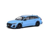 Solido 421438190 1:43 ABT RS6 R BLUE 2021 Model Vehicle, 1/18