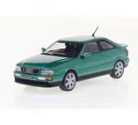 1:43 SOLIDO Audi 80 (S2) Turbo Coupe 1994 Green SL4312209 Model