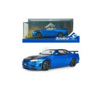 NISSAN SKYLINE GTR R34 vbleu Bayside NISMO 1/43 Z-TUNE