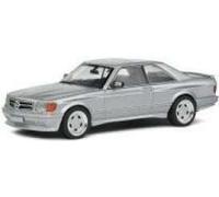 SOLIDO 4310903 MINIATURE MERCEDES-BENZ 560 SEC WIDE BODY SILVER 1/43