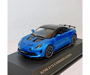 SOLIDO ALPINE A110 R BLUE FERNANDO ALONSO 1/43 S4317201