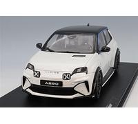 Solido Alpine A290 GTS 2024 - Die-Cast - Miniature Car - Window Box with Plastic Base - Collection Model - White - 1:18