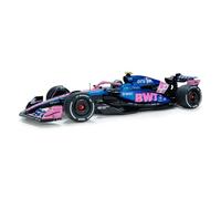 Solido Alpine A525#7 GP China 2025 1:18 - Die-Cast Formula 1 - J. Doohan Miniature Driver's Car, Blue, Collection Model, Window Box with Plastic Base