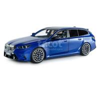 Solido BMW M5 (G99) Touring M 2024 - Die-Cast Model Car, Window Box with Plastic Base, Collector's Model Estate Sports Car, Marina Bay Blue, 1:18