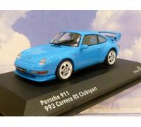 SOLIDO DIECAST 1/43 1995/6 PORSCHE 911 (993) CARRERA RS CLUBSPORT BLUE S4313801