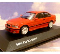SOLIDO DIECAST 1/43 1999 BMW M3 (E36) COUPE IN BRILLIANT RED S4315201