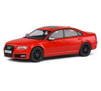 SOLIDO DIECAST 1/43 2010 AUDI S8 D3 5.2L V10 BLACK EDITION/BLACKLINE RED 4313304