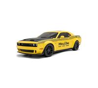 Solido Dodge Challenger NYC Hellcab US Musle Car Taxi Checkerboard Black Bonnet Spoiler Yellow Diecast 1:18