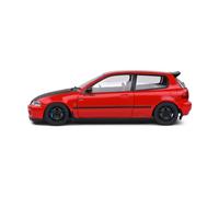 Solido 421180403 1:18 Honda Civic (EG) Red Diecast Car Model - New