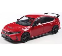Solido Honda Civic Type R Rallye 2022 - Die-Cast Model Car, Window Box with Plastic Base, Collector's Model Racing Car, Red, 1:43