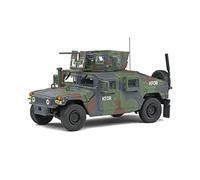 Solido -M1115 Humvee No Miniature Car Collection, 4800104, Green Camo, 1:48 Scale