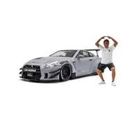solido Nissan GT-R (R35) Liberty Walk Body Kit Type 2.0 Grey 2024 1:18 1805821