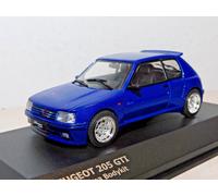 SOLIDO PEUGEOT 205 GTI WITH DIMMA BODYKIT METALLIC BLUE 1/43 S4310803