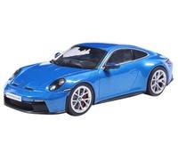 Solido Porsche 911 (992) GT3 Touring 2023 - Die-Cast Model Car, Window Box with Plastic Base, Collector's Model Sports Coupé, South Sea Blue Metallic, 1:43