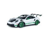 Solido Porsche 911 GT3 RS 2024 1:18 - Die-Cast Tribute to Carrera RS Package, Metal Collection Model, White, with Plastic Base, Window Cardboard