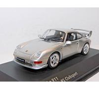 1:43 SOLIDO Porsche 911 993 Rs Clubsport Coupe 1993 Silver SL4313803 Model