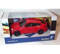 solido red B.M.W X6M hard top car 1.43 scale diecast model