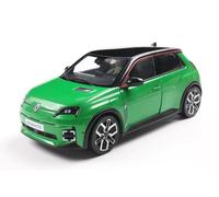 Solido Renault 5 E-Tech (2024) - Small Electric Car in Retro Look, Urban Lines, Modern Details, Diecast Model Car, Vert Pop Green, 1:18