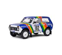 SOLIDO S1807305 1:18 LADA NIVA WHITE #182 JABOUILLE/SARDOU PARIS-DAKAR 1984