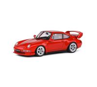 1:43 SOLIDO Porsche 911 993 Rs Clubsport Coupe 1993 Red SL4313802 Model
