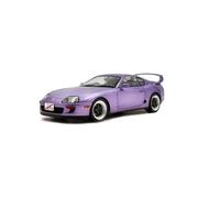 Solido Toyota Supra MK4 A80 Car Model 1:18 JDM Sportcoupe Lilac