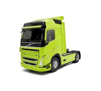 Solido - Volvo FH Globetrotter XL 2023 1:24 - Die-Cast Truck Model - Neon Green Metal Collection Model, with Plastic Base, Window Box