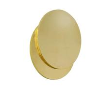 Solids Brass Discs Blanks， Brass Round Plate 2pcs Blanks Thickness 0.8-3mm Diameter 50-100mm For Hardware Lighting(0.8 x 100mm)