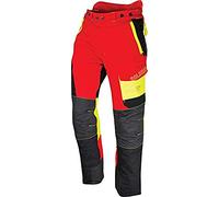 Solidur COPA3ARE - Comfy Type A Class 3 Chainsaw Trousers - Exceptional Comfort and Protection - Safe and Functional Design - Size 3XL - Red