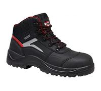 Solidur SIG - Sigma S3 Src Safety Shoes Composite Toe-Cap And Non-Metallic Midsole - Exceptional Comfort and Protection - Size 43 - Black