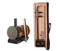 Solidwood Erhu, Erhu Instrument, Erhu Brown Wooden Axle With Piano Case And Bow 2 String Instruments Safe And Environmentally Friendly
