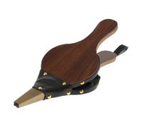 Solidwood Handle Leather Air Bag Manual Blower Design - Fireplace Bellows, Hand Powered Fire Lighting Support Tool, | Reliable Air Pump Bellow Equipment for Indoor Outdoor Fire Cooking