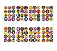 Solihigh Halloween Stickers ，192 Stickers for Kids, 16 Sheets with Pumpkins, Ghosts & More ，Perfect Halloween Party Bag Fillers & Trick or Treat Favors