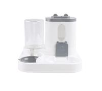 Solimery Automatic Cat Feeder for Home Use with Built In Water and Food | for pets: integrated dual dispenser reduces clutter and makes feeding schedule predictable when you travel.