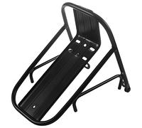 Solimery Bicycle Front Rack Aluminum Alloy Carrier Educational Demo | Educational demo shows fits 24-28 inch wheels with universal compatibility across bike types, ideal for classrooms.