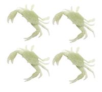 Solimery Crab Lure Bait 13cm 4pcs 3D Simulation Sea Soft PVC Color | Ready-to-use set of 4 x 13cm crab lures, built in soft PVC with glow, ideal for various sea conditions and tides.
