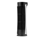 Solimery Desk Tower Fan with Safety Protection and Quiet Operation | Advanced Safety Protection with crevice anti-pinch design keeps tiny fingers safe and curious pets away during play.
