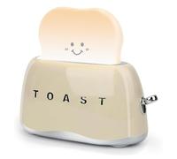 Solimery Retro Toaster Lamp Ideal for Reception, Cozy Workspace | Enhances reception areas and work zones with a warm glow; portable, USB rechargeable, perfect for desks and lounges.